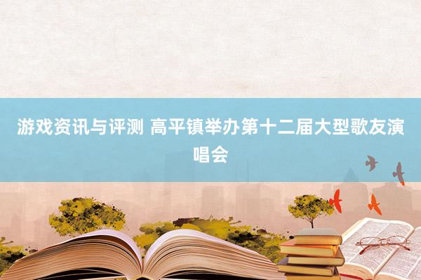 游戏资讯与评测 高平镇举办第十二届大型歌友演唱会